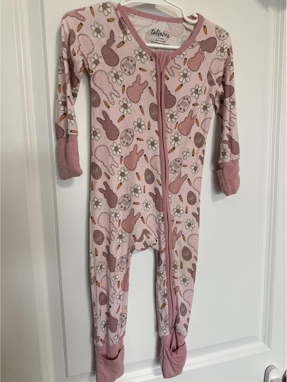 tullabee Eco-Friendly bamboo convertible Pajamas 6-12M Bamboo Spandex